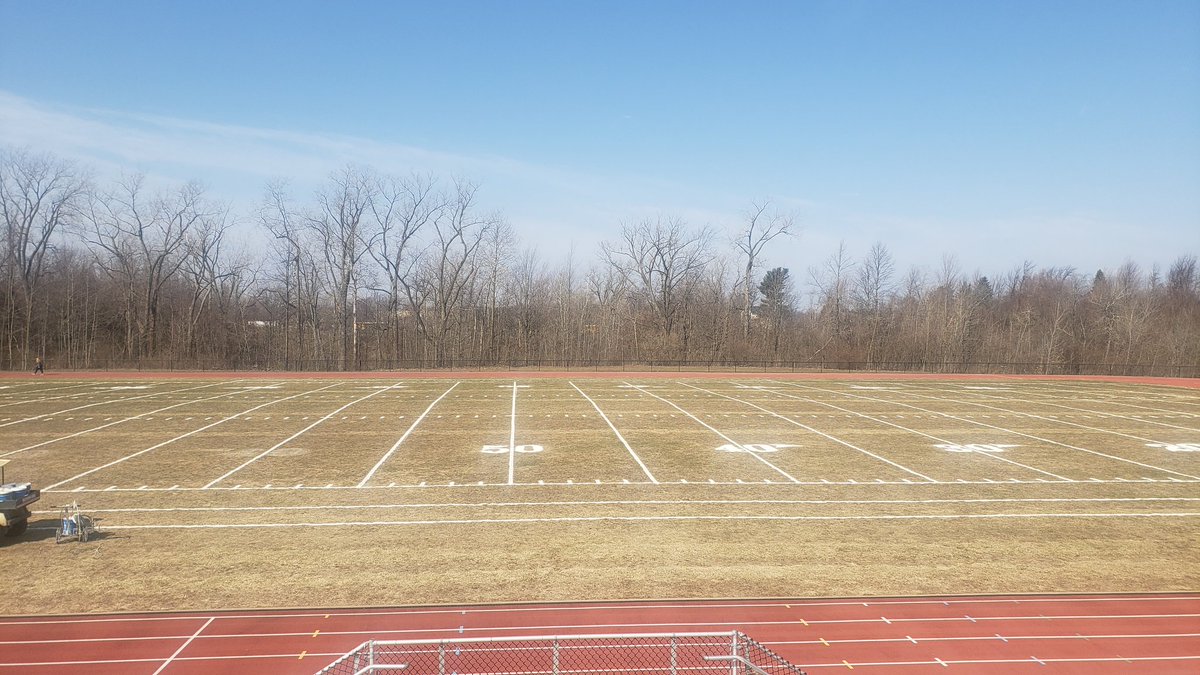 Holley_MS_HS's tweet photo. A big thank you to our B&amp;G for getting our football field ready to play in March! https://t.co/NwKtMNJr0T