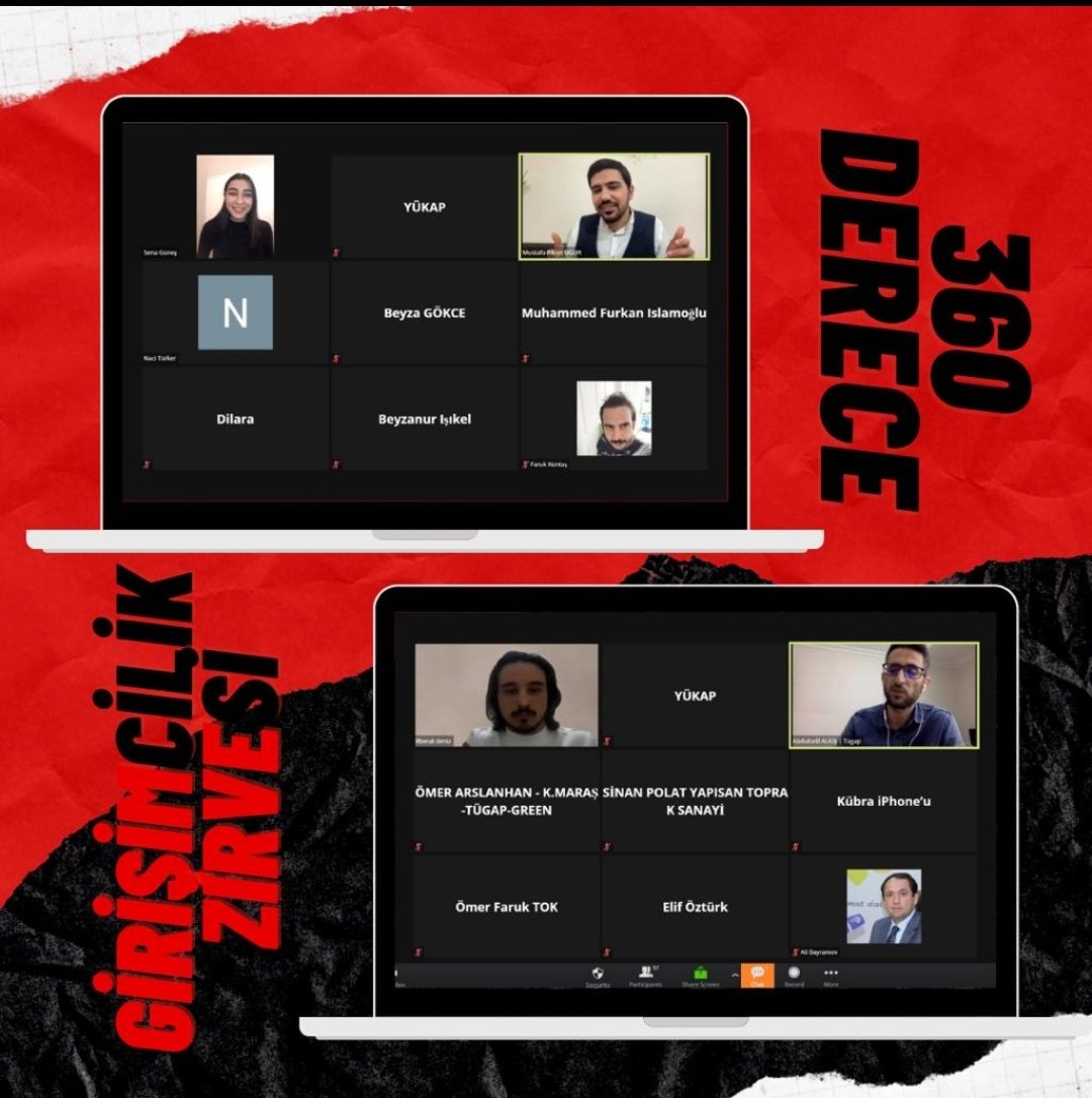 YÜKAP olarak 3-4-5 Mart tarihlerinde düzenlediğimiz ‘360 Derece Girişimcilik Zirvesi’nin ilk ve ikinci oturumlarında Genç Girişimci Mustafa Fikret Uğur ve Türkiye Girişimci Acenteler Platformu başkanı Abdulcelil Alkış ile ilerlediğmiz ilk iki oturumumuzdan kareler 🌟