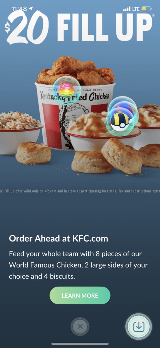 JediKush831's tweet photo. KFC Gift Promo in PoGO!? Lol #PoGo #KFCPromo https://t.co/hqohEhbB6m
