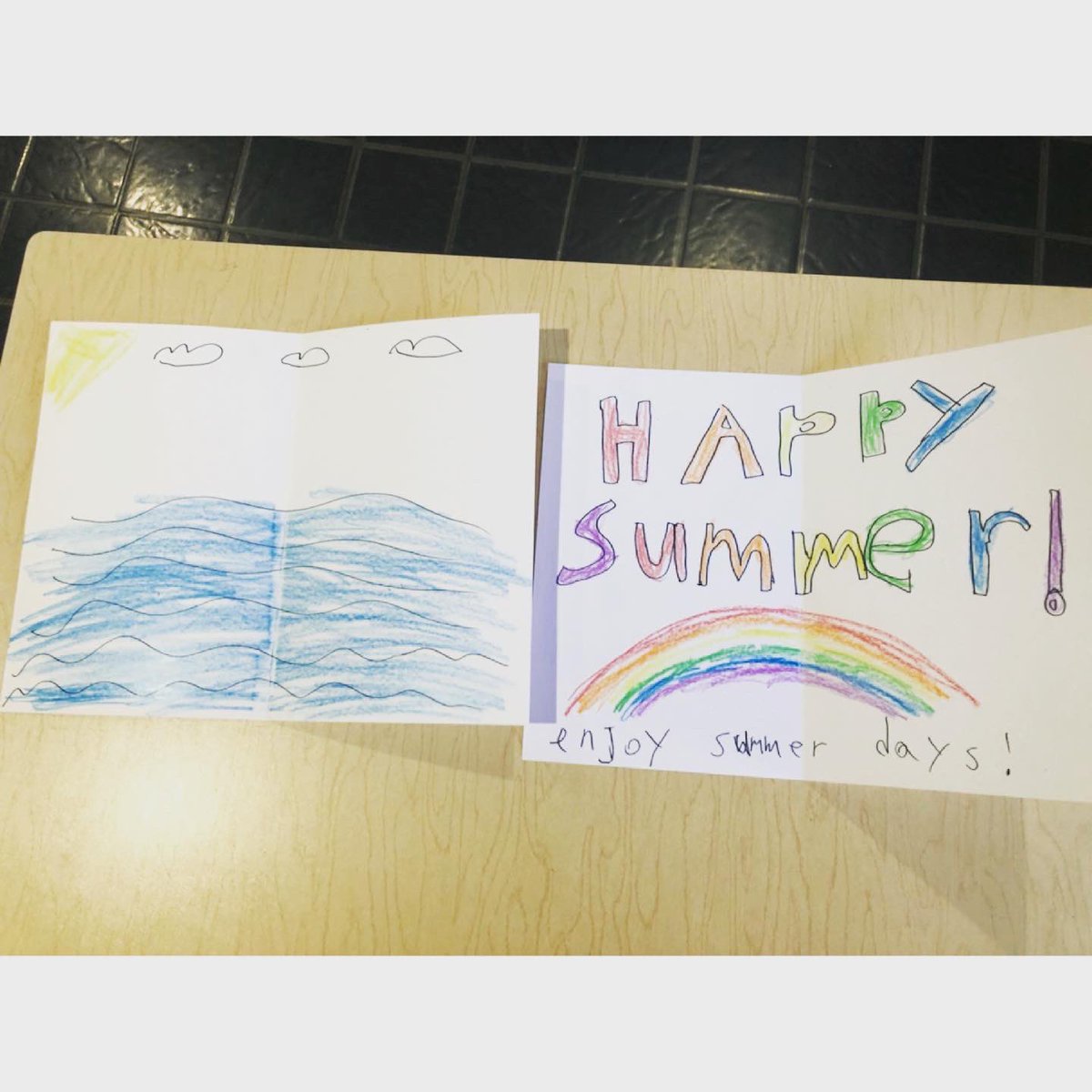 C2CPhiladelphia's tweet photo. @PennCharter 1st graders celebrated their 100th day of school by making well-wish cards for C2C kids๐โ๏ธ #penncharter #kidshelpingkids #c2cphilly https://t.co/c9KMMHdeBW
