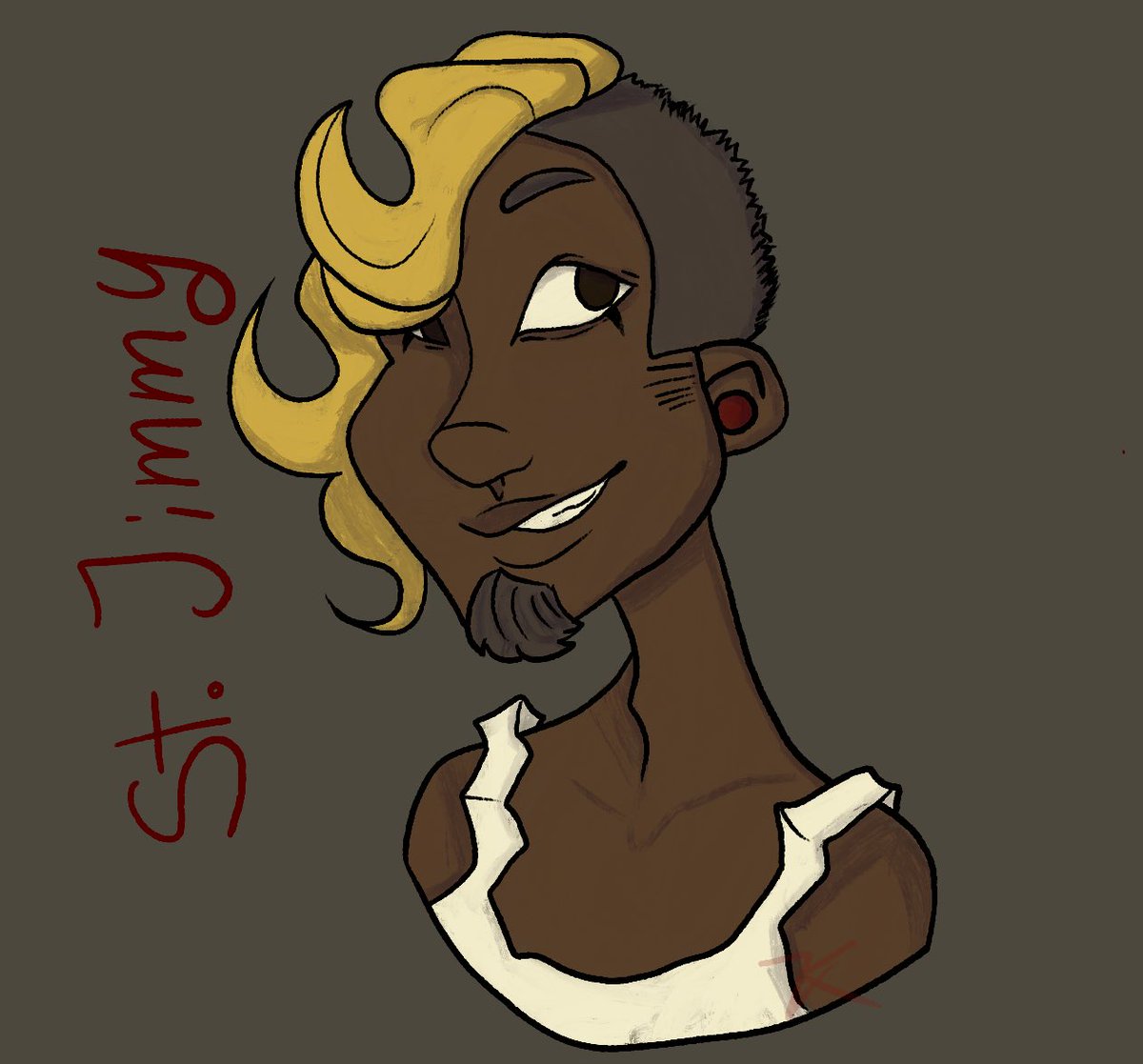 timmyredteebird's tweet photo. So my new ipad came in yesterday and... i drew my interpretation of St. Jimmy from the American Idiot Musical. https://t.co/5EcaUXcohc