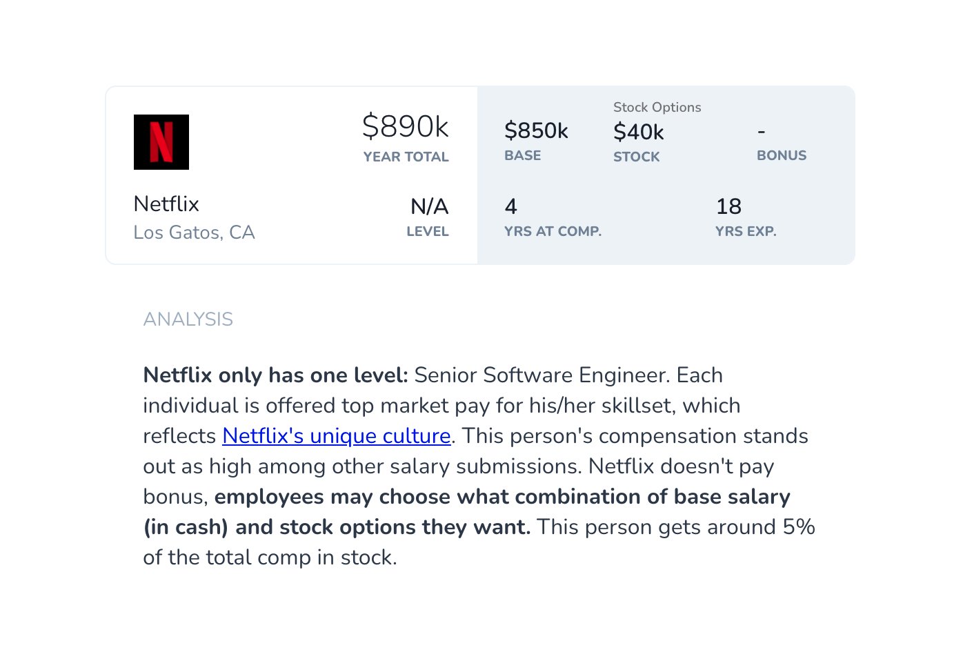 levels-fyi-on-twitter-we-received-a-890k-verified-offer-from-netflix-netflix-is-known-for-its-unique-leveling-structure-and-compensation-philosophy-paying-mostly-in-cash-while-the-average-engineer-s-pay-is