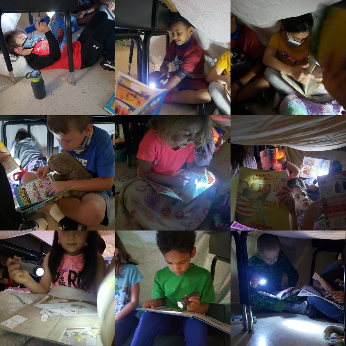 Throwing it back to our big celebration for Read Across America Week! I've never heard our class read SO much, even Mrs. Jordan was enjoying our little fort town.📚🏕
Smores and forts and books! OH MY!  #ISpyCCSDreading <a href="/WoodstockEleme1/">Woodstock Elementary School</a> <a href="/JShorter_CCSD/">Jennifer Shorter, Ed.S.</a>