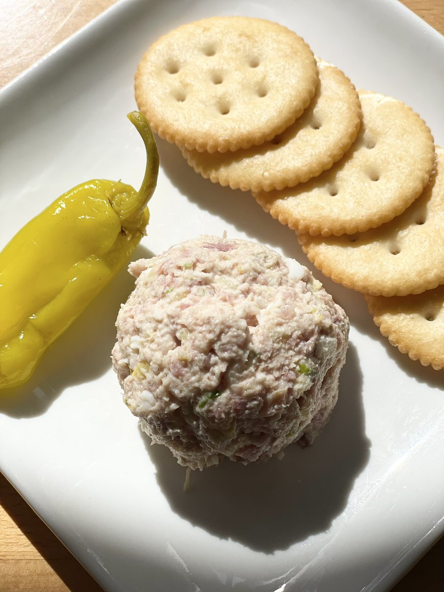 How it started / How it’s going  - Smoked Picnic Ham Salad Edition