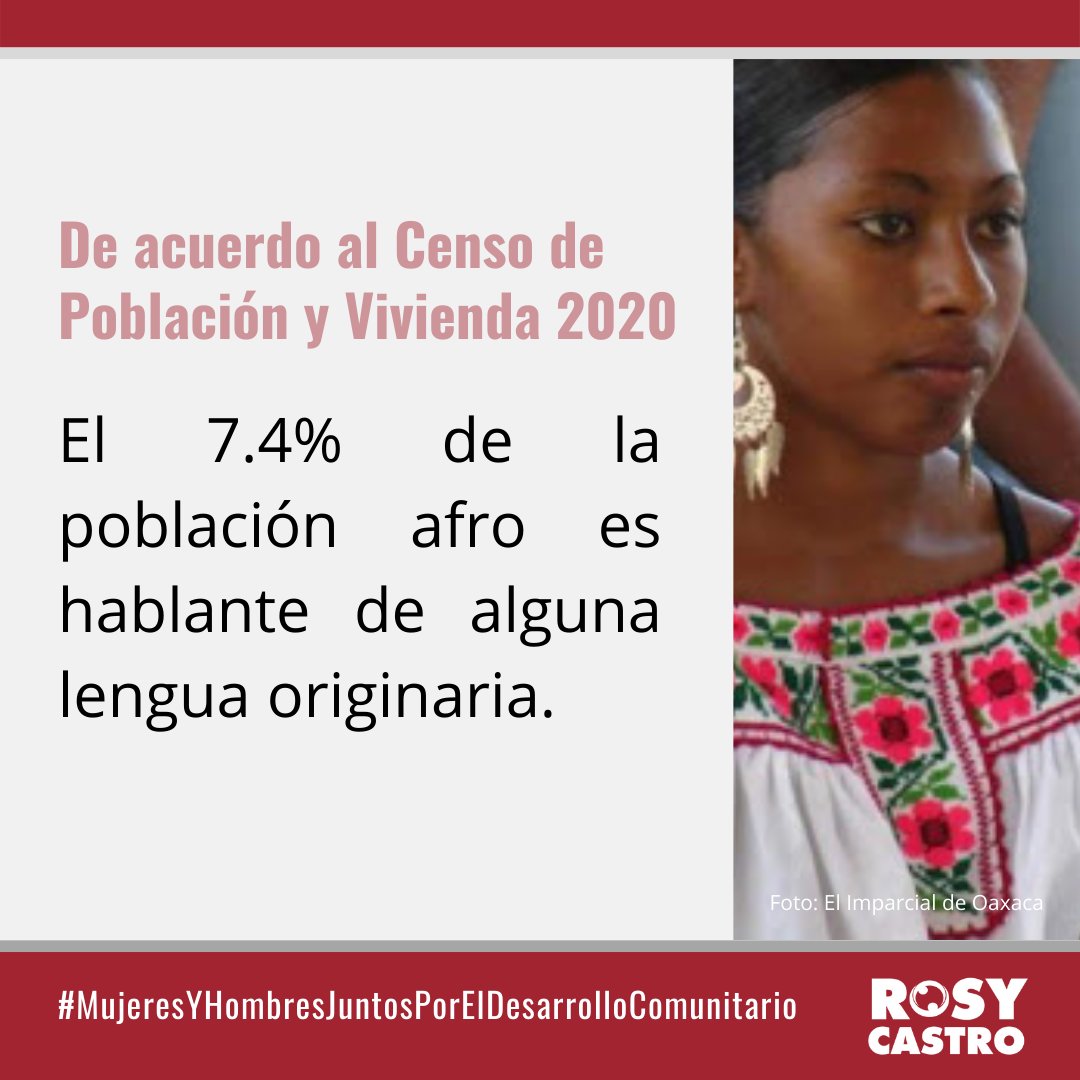 Rosy__Castro's tweet photo. ¿#SabíasQue en México hay más de 2 millones de personas que se autoreconocen como #afrodescendientes? Conoce más datos del Censo de Población y Vivienda 2020 en las imágenes

#MujeresYHombresJuntosPorElDesarrolloComunitario #ComunidadAfrodescendiente #Afromexicanos #Afromexicanas https://t.co/gFr3GmUxlB