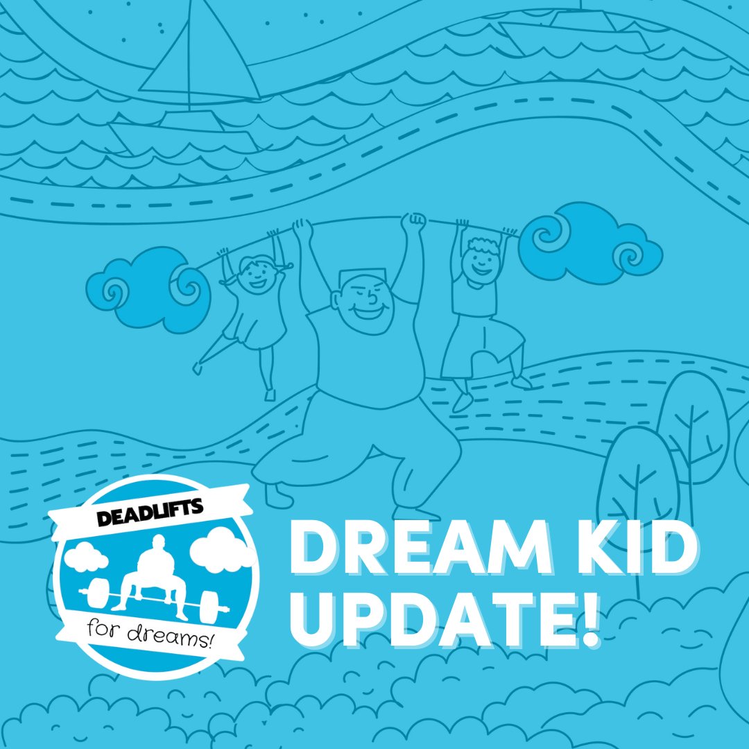 We shared a Dream Kid update with the folks who supported Deadlifts for Dreams and wanted to share it here too❤️💪Since 2019, Deadlifts for Dreams has raised over $50,000 to support kids like Maya, Logan, and Apollo - who are all dreaming of visiting Disney World when it is safe!