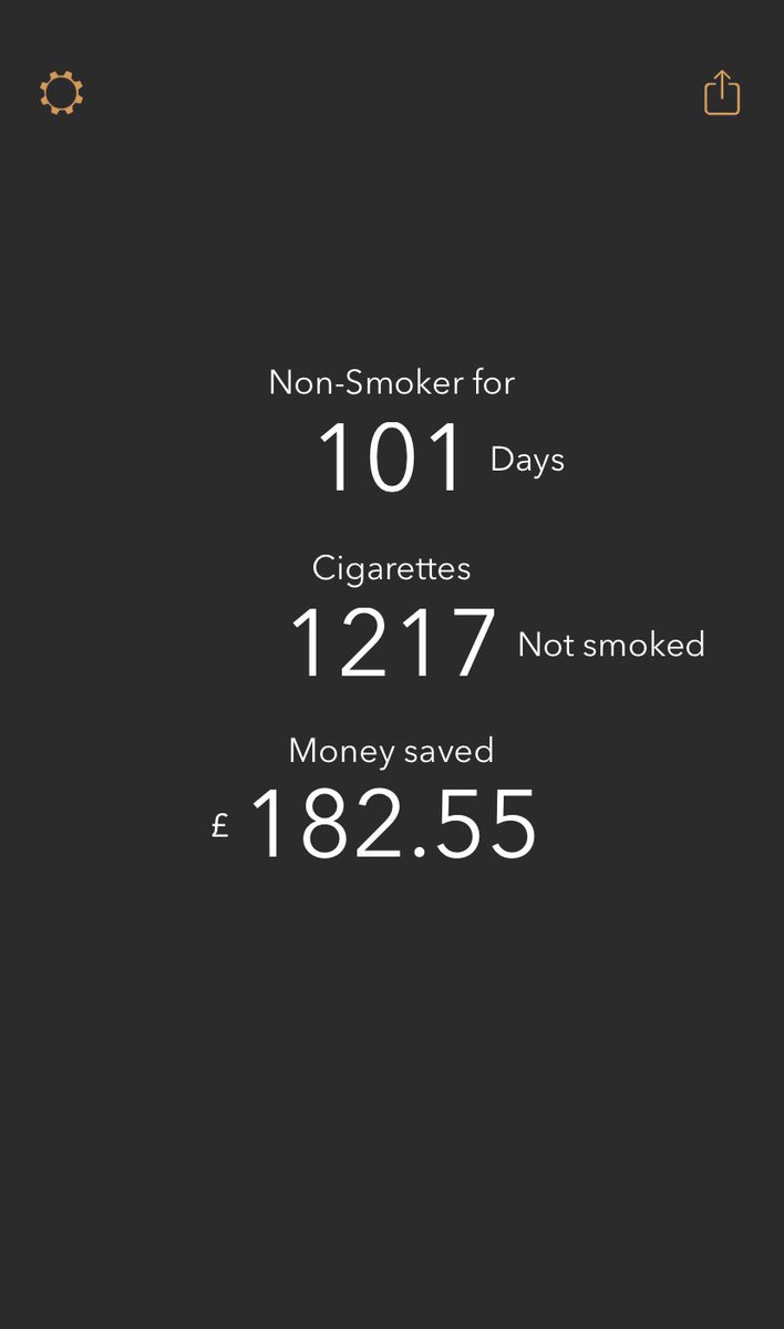 I am officially 101 days smoke free 😍 never felt better 🏃🏼‍♂️
