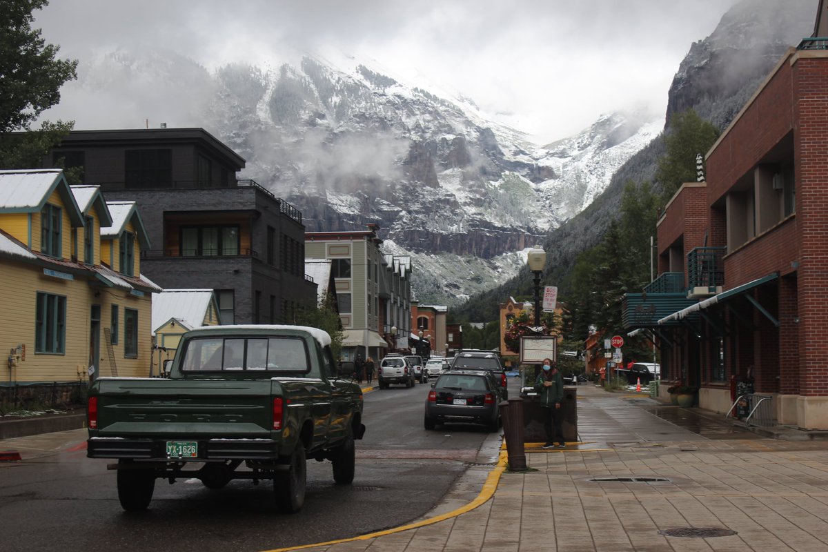 anna_himelstein's tweet photo. The first snow in Telluride CO 
Sept 2020 https://t.co/0kvRUue3yn