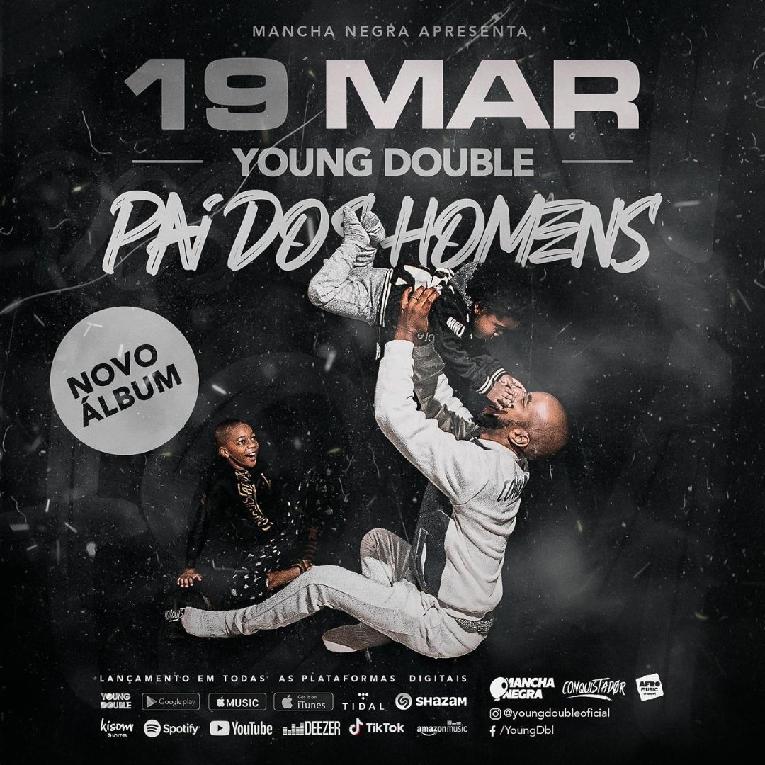 Tulymong's tweet photo. Segundo álbum oficial do rapper @young__double disponível dia 19 de Março ( Próxima Sexta-feira )
#PaiDosHomens
#YoungDouble
19.03.2021 🔥💽 https://t.co/o14yaRQ8L5