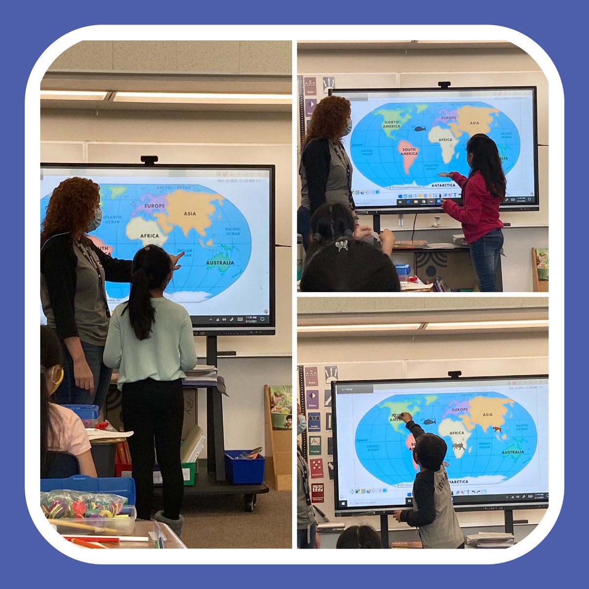 Where does our endangered animal live? 3rd graders researching their animal. #frybergerwsd #environmentalscience #PBL