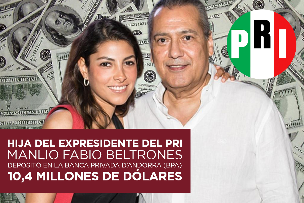 JulVillalpndomx's tweet photo. Sylvana Beltrones Sánchez, senadora del #PRI e hija del exdirigente nacional del partido tricolor, Manlio Fabio Beltrones, oculto 10.4 millones de dólares.
¿Por qué no vemos esta noticia en todos los medios de comunicación?
#PRIAN #Beltrones #hijadepapi https://t.co/X3VwZ4PRo0
