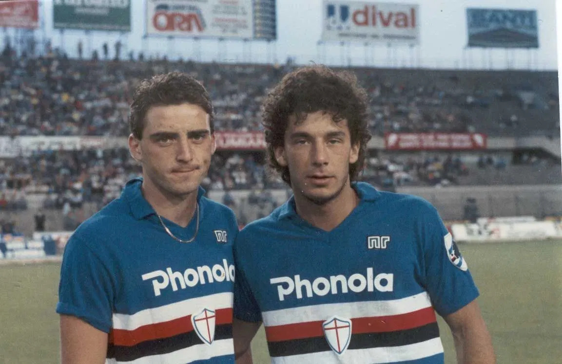 Maillot VIALLI 11 Phonola 1984/85 Acrylique Football Vintage Années 80