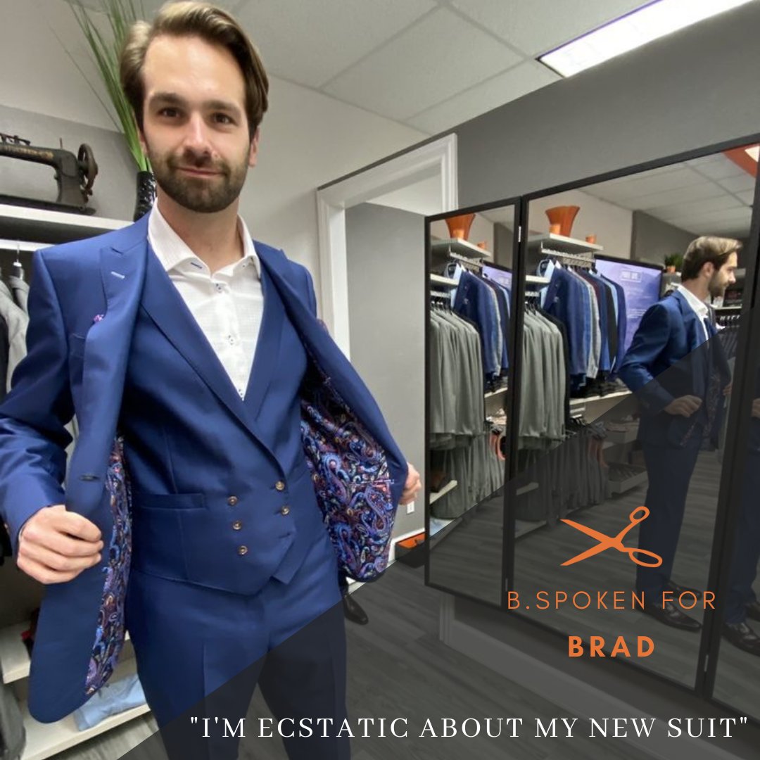 Brad: "I had the greatest experience with Dan Faithe. He walked me through the entire process while taking the time to get to know me and match my personality. He remembered my fiancée's name and inscribed it on the inside of the collar next to mine.  #payitforwardfriday