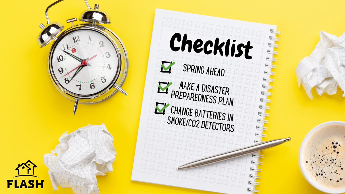 Make your disaster preparedness plan today! #DaylightSavingTime #DaylightSaving #Resilience #SpringForward #SpringAhead