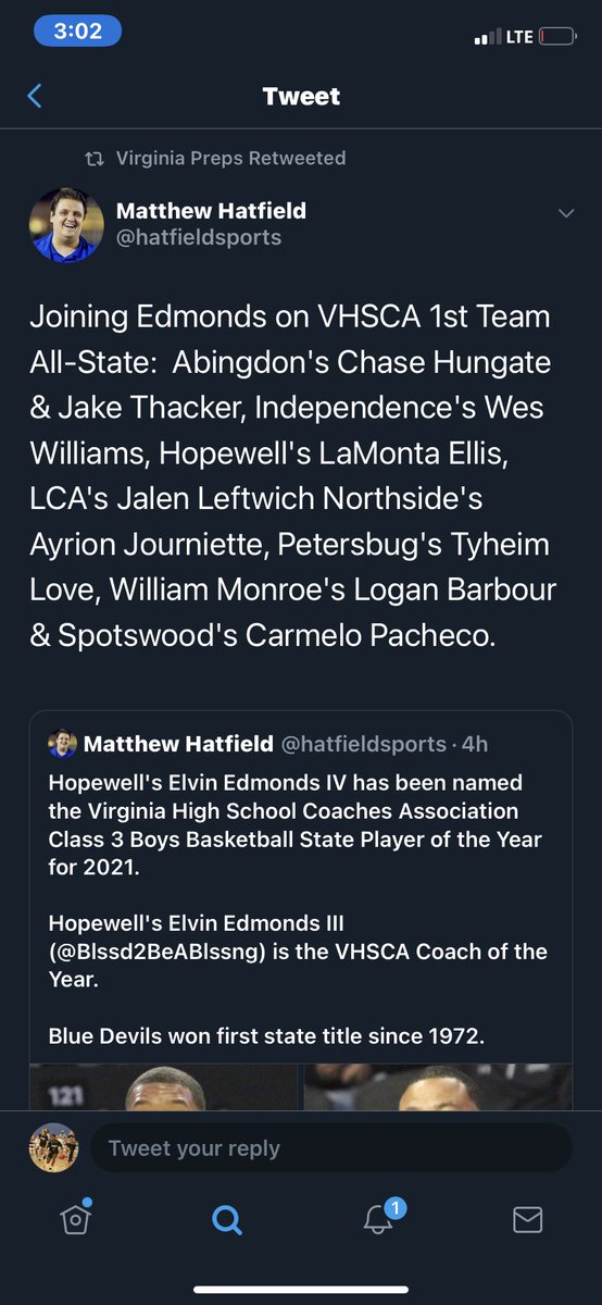 weswilliamss's tweet photo. 1st Team All State❗️ https://t.co/OkEs4eIV63