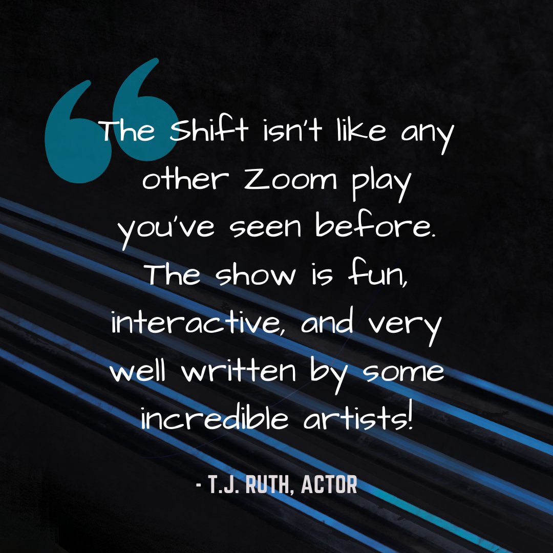 foundstages's tweet photo. Actor T.J. Ruth on THE SHIFT:
What do you find most exciting about this project?
I find the most exciting aspect of this project to be how smart and interactive it is from other Zoom plays. 

Experience THE SHIFT: https://t.co/Qzz9okuXUH https://t.co/jtCBIkANJq