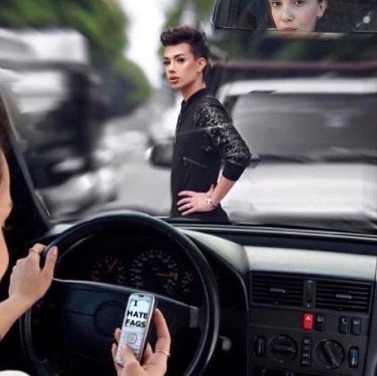 gaykerboy's tweet photo. Millie Bobby brown asking the gays how much money they want to run them over in her car #agspace https://t.co/TOgbfCM9eh