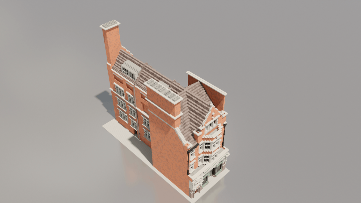 TheLimeHit's tweet photo. 32 Iron Gate, Derby DE1 3GL. 1906-built 4-storey Edwardian styled townhouse, 3:1 scale.
A challenge build for @BuildsWbc's discord server.
@PlanetMinecraft link: https://t.co/h3lEhgO0xL
#Minecraft #minecraft建築コミュ #art #architecture #photography #photo #minecraftbuild https://t.co/QxLJaV9f57