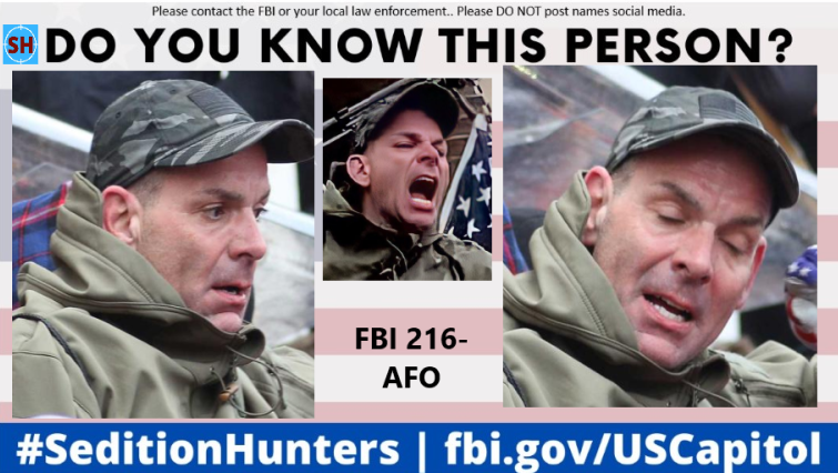 SeditionHunters's tweet photo. Please share across all platforms. Do you Know this person?? Please contact the FBI with 216-AFO if you do! #SeditionHunters #DCRIOTS #CapitolRiots #Doyouknow Please DO NOT post names on social media #greenflaggloves https://t.co/g4z5PuXBqd