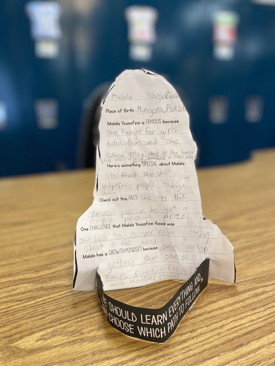GottfriedCrew's tweet photo. The Gottfried Crew selected a famous person to research. During their research, they learned how their person used a #growthmindset to overcome the challenges they faced. Because of this, they made a substantial impact on society #brainwavesinstruction @Malala #RosaParks #impact https://t.co/OBJCmtzLGB
