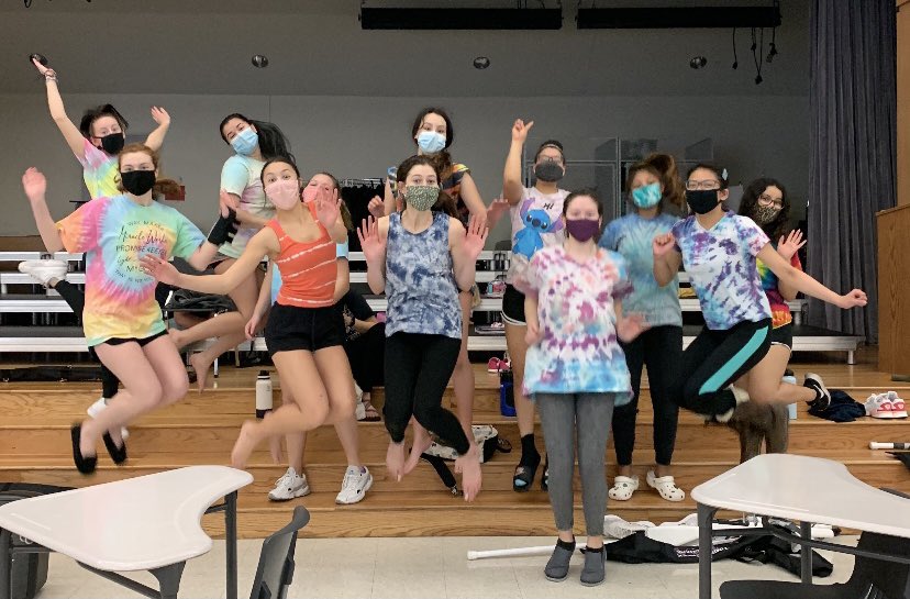 What an AMAZING rehearsal to kick off Spring Break!! Stay safe and make smart choices! #tiedye #SpringBreak