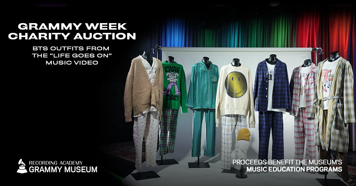 Outfits BTS Wore to the 2019 Grammy Awards Will Be on Display in the Grammy  Museum