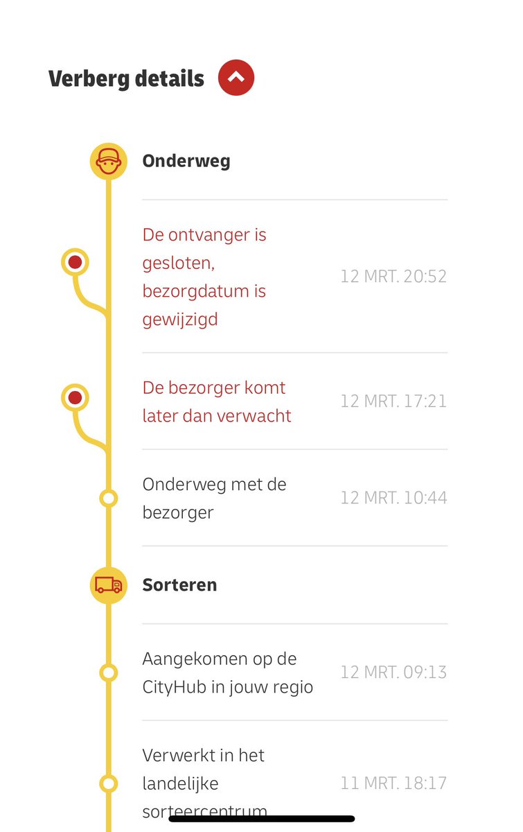 Robert78246386's tweet photo. @DHLNL vreemde gang van zaken bij DHL. Was gewoon thuis en zeker niet gesloten... Ik verwacht dat mijn pakket morgen op tijd wordt geleverd!!! https://t.co/xq3f8Ets20