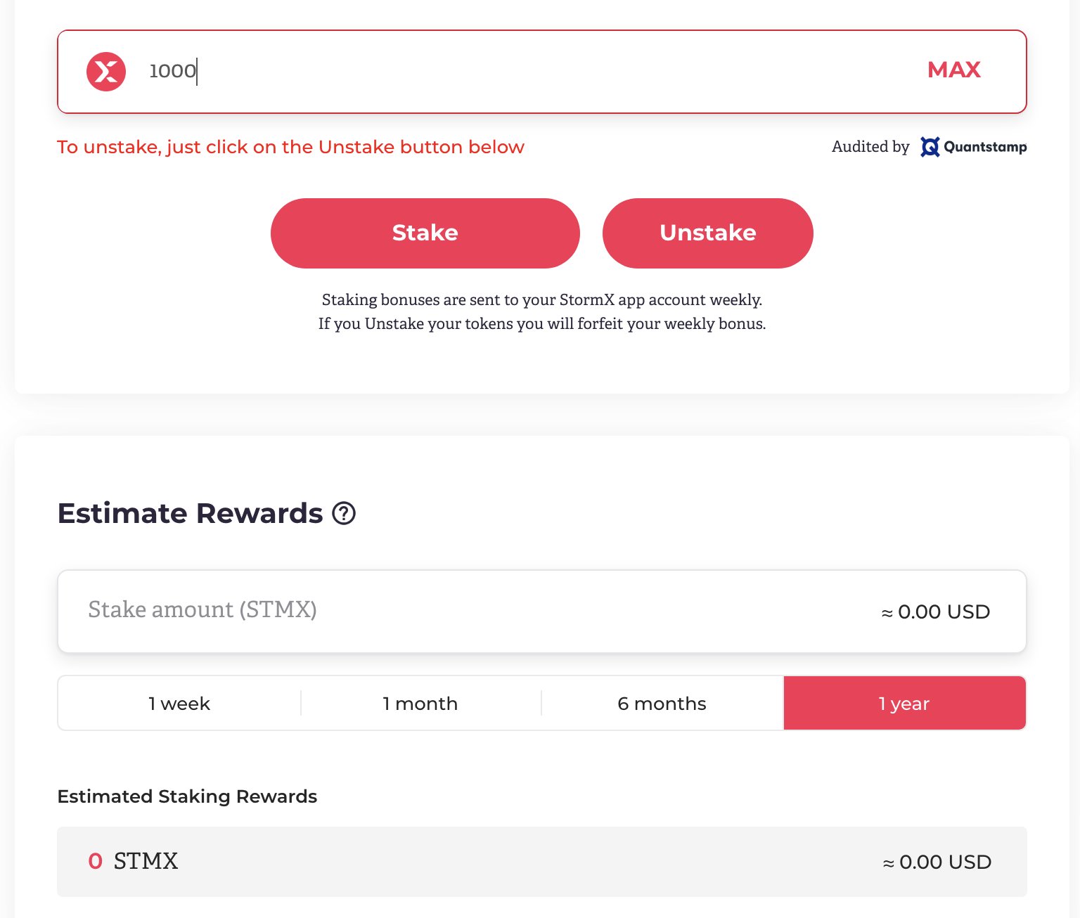 Stormx If You Withdraw To The Native Wallet Then Your Tokens Will Be Sent To Your Connected Rewards Member Wallet If You D Like To Stake These Rewards You Just Have