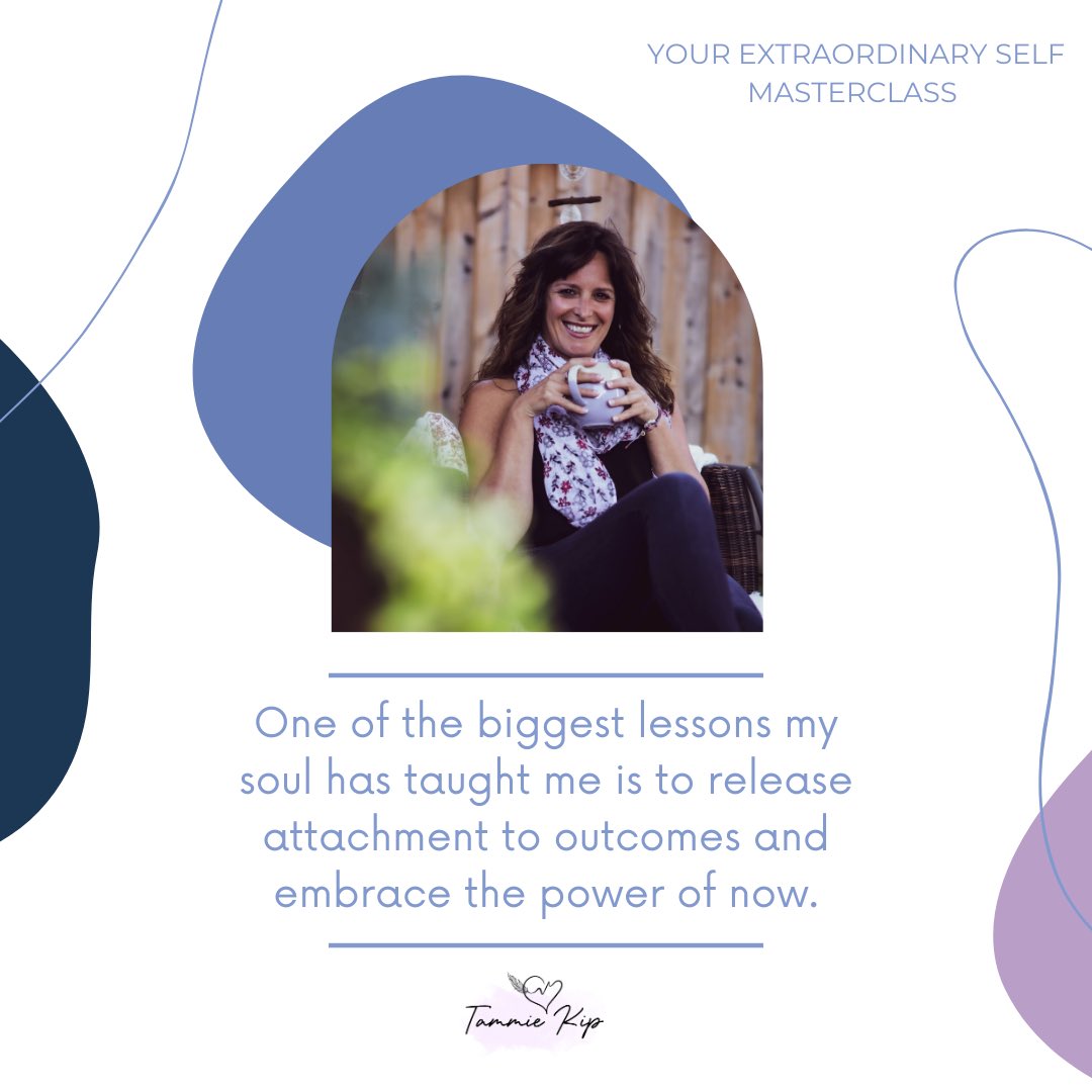 There’s nothing you can do to change the past &amp; the future isn’t here yet.  The only thing that matters is right now. Check out tammiekip.com/courses to learn about my #masterclass &amp; how it will help you along in your #journey of #selfdiscovery! 
#virtual #masterclass #author