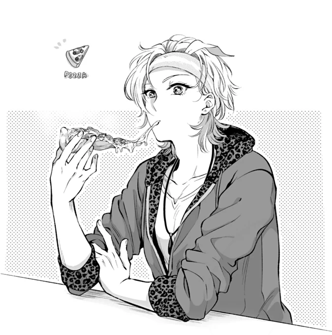 不穏な空気を祓う為に皆でひふみにピザを食べさせて幸せにしたい という気持ちと 皆さんの嫉妬牽制執着……嫉妬牽制執着独占欲……ッ見たい………ッッという気持ちがどちらも抑えられなかったので、好きな方をよろしければ……!

#イラストを投げたら文字書きさんが引用rtでssを勝手に添えてくれる 