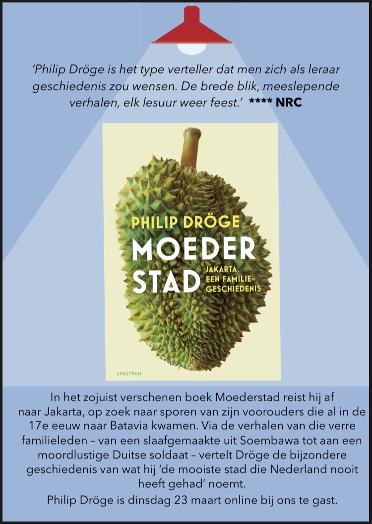 23 maart schrijver online: Philip Dröge verteld meer over Moederstad, zojuist verschenen boek! Aanmelden voor deze ZOOM meeting kan via bibliotheekzout.nl