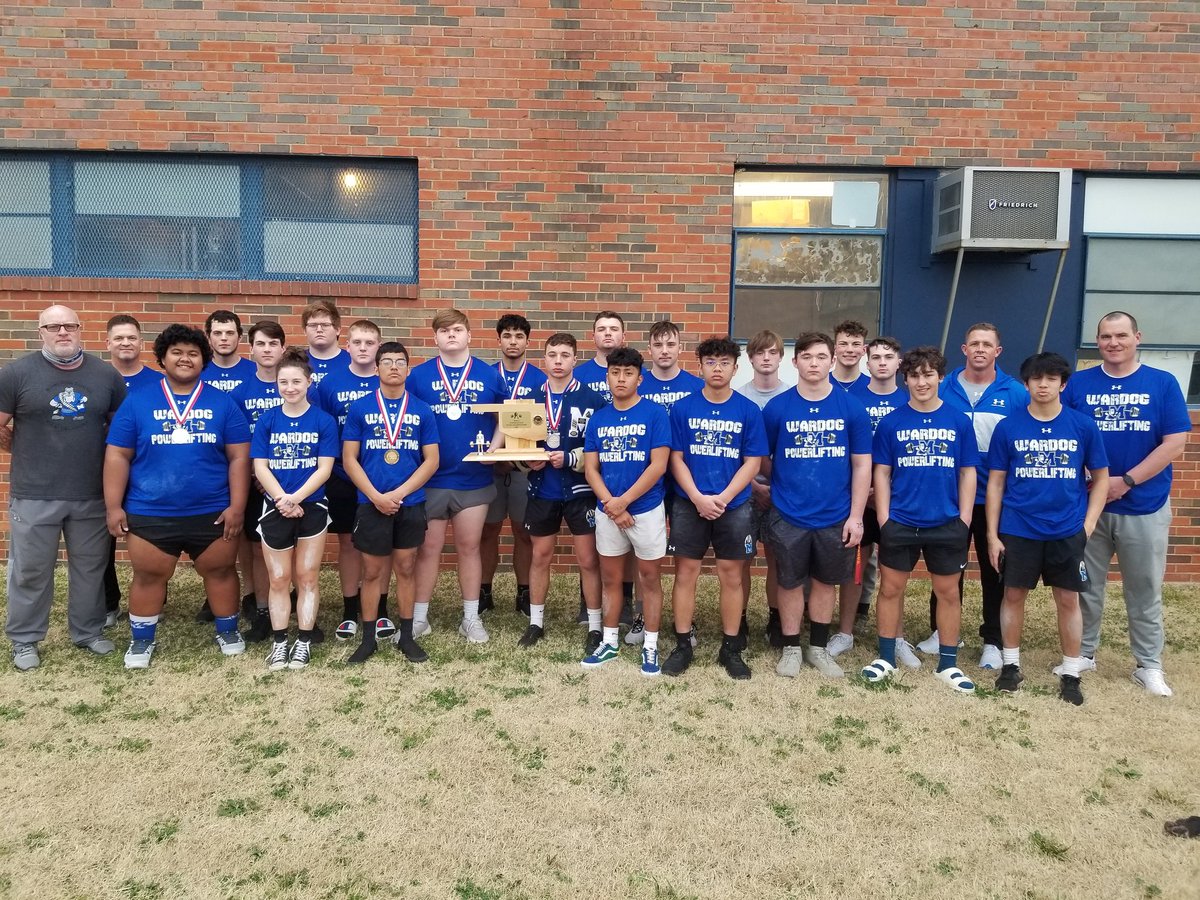 2021 High School Powerlifting State Champions! Most team points out of all classes (3A, 4A, 5A, 6A)!