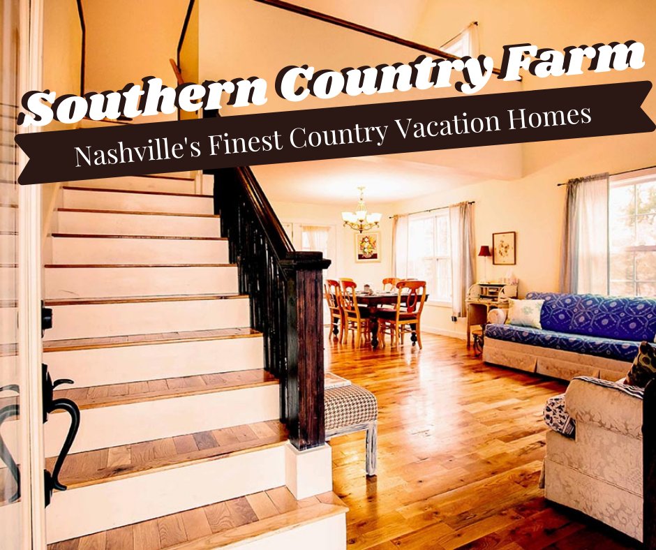 Plan your Southern Country Farm experience today!! Stay with us and enjoy all the beauty & Tennessee charm our vacation homes have to offer you. Click the link below to learn more: southerncountryfarm.com