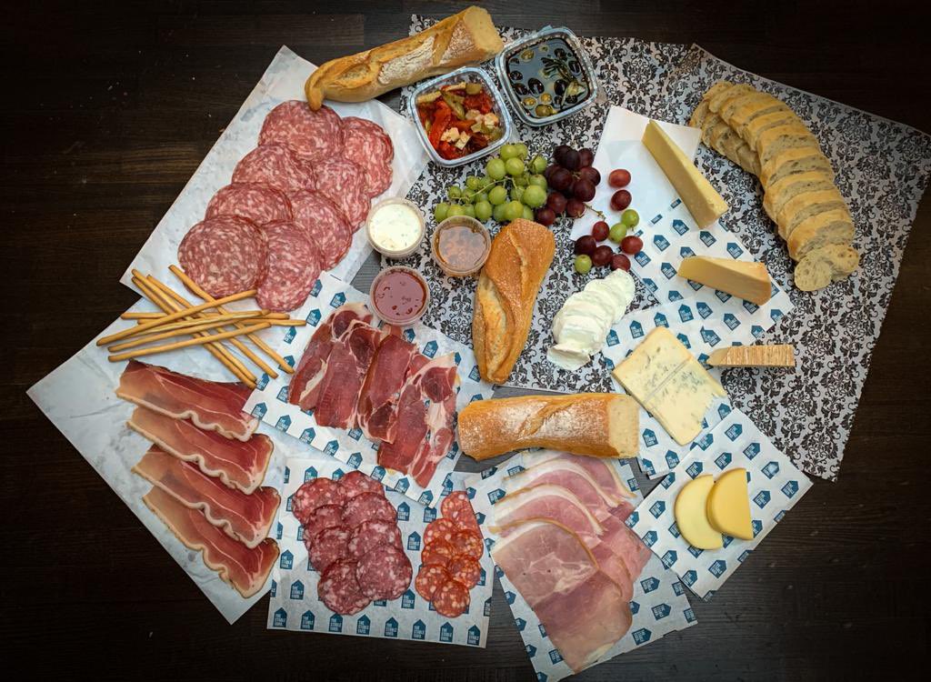 Excited to introduce our Antipasti Picnic Boxes with Delicious Italian Cheeses, Cured Meats, Drizzles &amp; Dips and our Freshly baked breads! Pop in or order for delivery on <a href="/JustEatIE/">Just Eat Ireland</a> #waterford #picnic #supportlocal