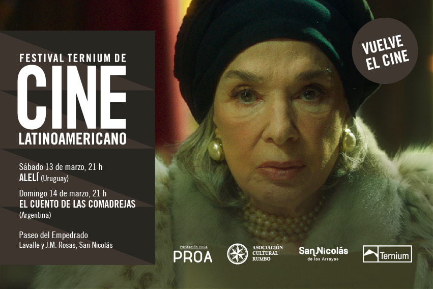 _MartinBerardi's tweet photo. Este fin de semana vuelve nuestro festival de Cine Ternium Latinoamericano en San Nicolás. Dos noches de cine gratis y al aire libre en la Costanera Baja , con protocolo de seguridad. 
 
👉Sábado 13 “Alelí” (Uru - 2019) / 
👉Domingo 14 "El Cuento de las Comadrejas" (Arg -2019) https://t.co/rbvEb5SuuA