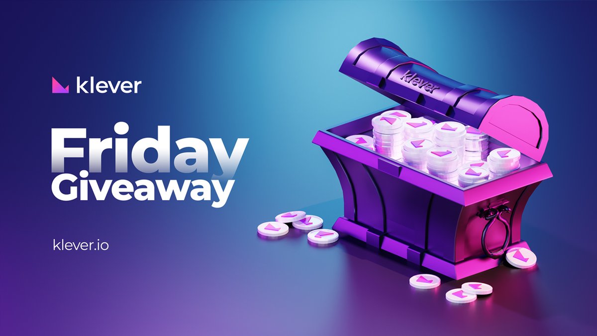 Klever Wallet (@klever_io) on Twitter photo 🔥 #KleverFriday #Giveaway 🔥
To celebrate $KLV listing on #XT.com exchage, we're giving away 50,000 #KLV to 25 lucky winners!
All you need to do is Like + RT + Follow <a href="/klever_io/">Klever Wallet</a>!
Get smart, get #Klever 🧠 🔥 #KleverFriday #Giveaway 🔥
To celebrate $KLV listing on #XT.com exchage, we're giving away 50,000 #KLV to 25 lucky winners!
All you need to do is Like + RT + Follow <a href="/klever_io/">Klever Wallet</a>!
Get smart, get #Klever 🧠