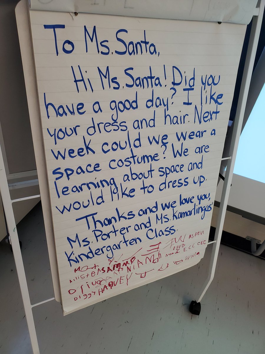 Ms_Porter_'s tweet photo. Come and explore Space with our Kindies! Next week we asked @SantaCorinne to have our school to dress up like we are out of this world! @MsKamarlingos @WortleyTVDSB @TVDSBKinder https://t.co/qYtfjNmHSF
