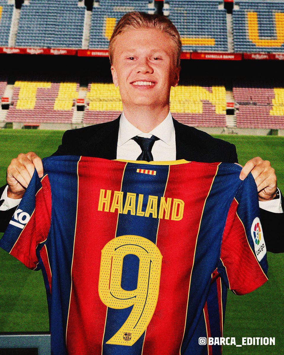 Erling Haaland to FC Barcelona? #FCBarcelona #Haaland