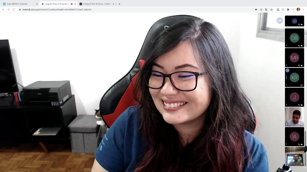 julhanahelena's tweet image. So proud of my amazing friend @elaine_nw talking about her experience at @therealreal 🎉❤️
#codeBEAMv #MyElixirStatus