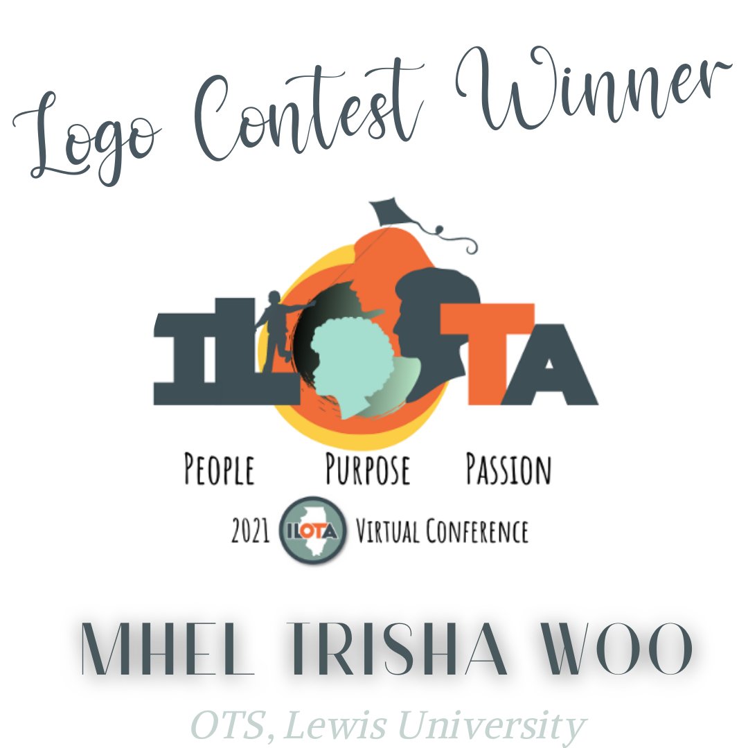 ILOTA1918's tweet photo. Congratulations to our 2021 ILOTA Annual Conference Logo Contest winner Mhel Trisha Woo.  Mhel Trisha is an OT student at Lewis University . Thank you for sharing your talents with ILOTA!  Can’t wait to see you and your design on display at ILOTA’s Annual Conference in October! https://t.co/2U9HtuZnhx