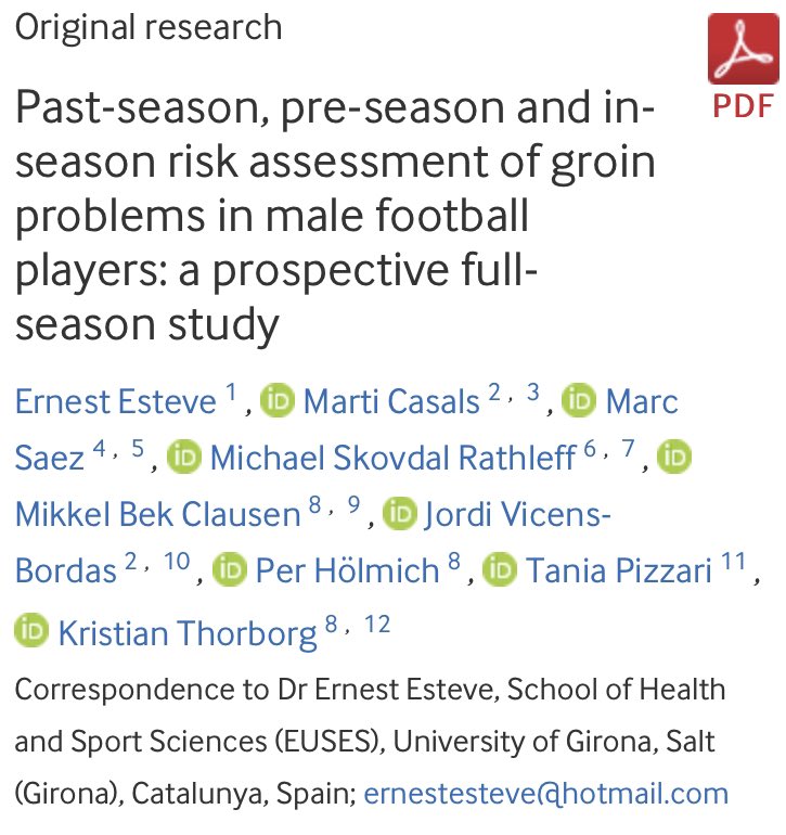 British Journal of Sports Medicine (BJSM) tweet media