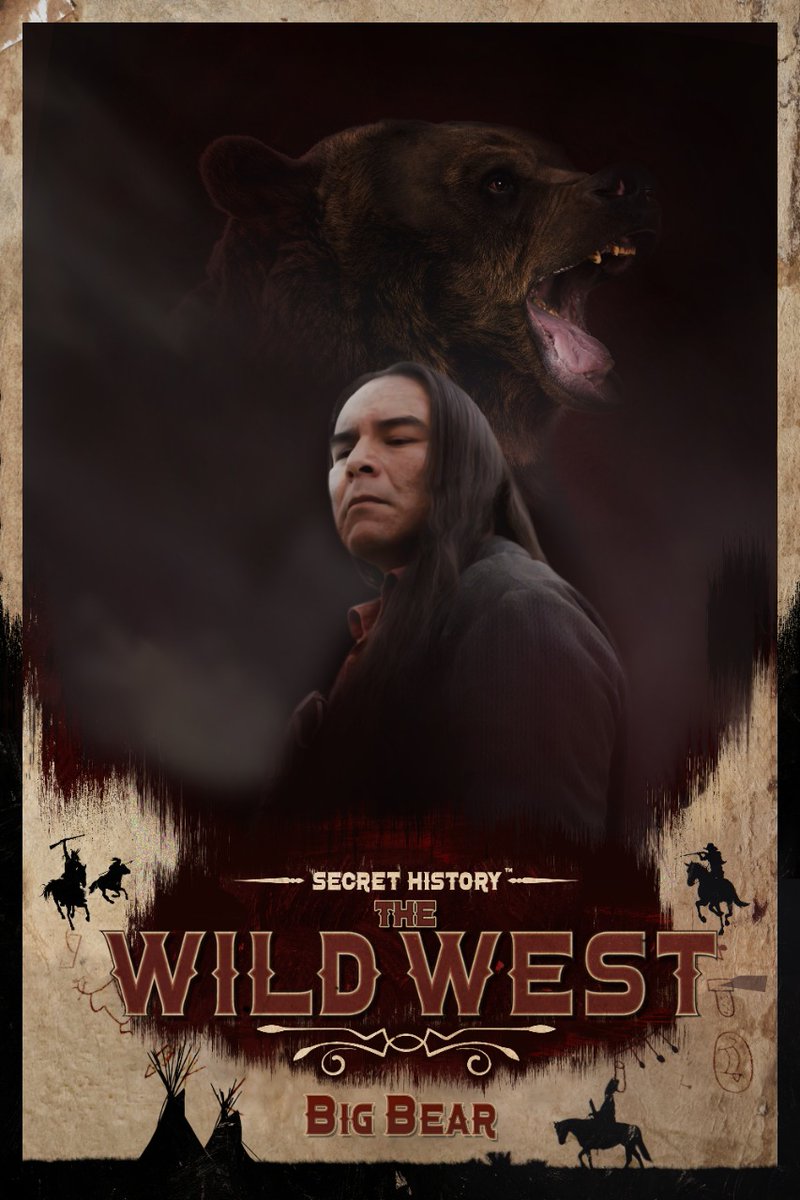 SecretHistoryTV's tweet photo. Charisma, leadership, respect, and warrior prowess...What more could you have? Oh yeah, that's right, the power of a grizzly bear!
Ladies and gentleman we present to you the "BIG BEAR" trading card 😎
Episode 5 airs tomorrow on APTN
#idigenous #secrethistory #wildwest #aptn https://t.co/3dLFovF5hq