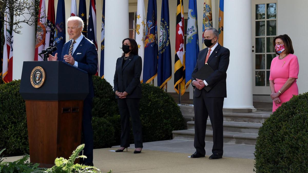 Now the American Rescue Plan has been made law, here's a highlight reel of what it contains: conta.cc/3vmtID9