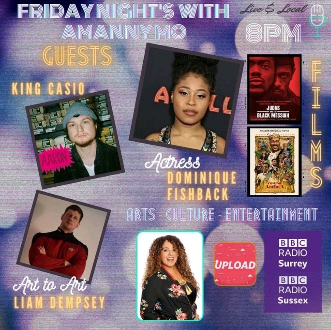 AmannyMo's tweet photo. I am having an ART TO ART next with #tvreviewer and #podcaster @LiamHDempsey next
@BBCSussex @BBCSurrey @BBCUpload
Tune in live here or #catchup π»
https://t.co/6oFfHERnjI https://t.co/covTRjAqoW