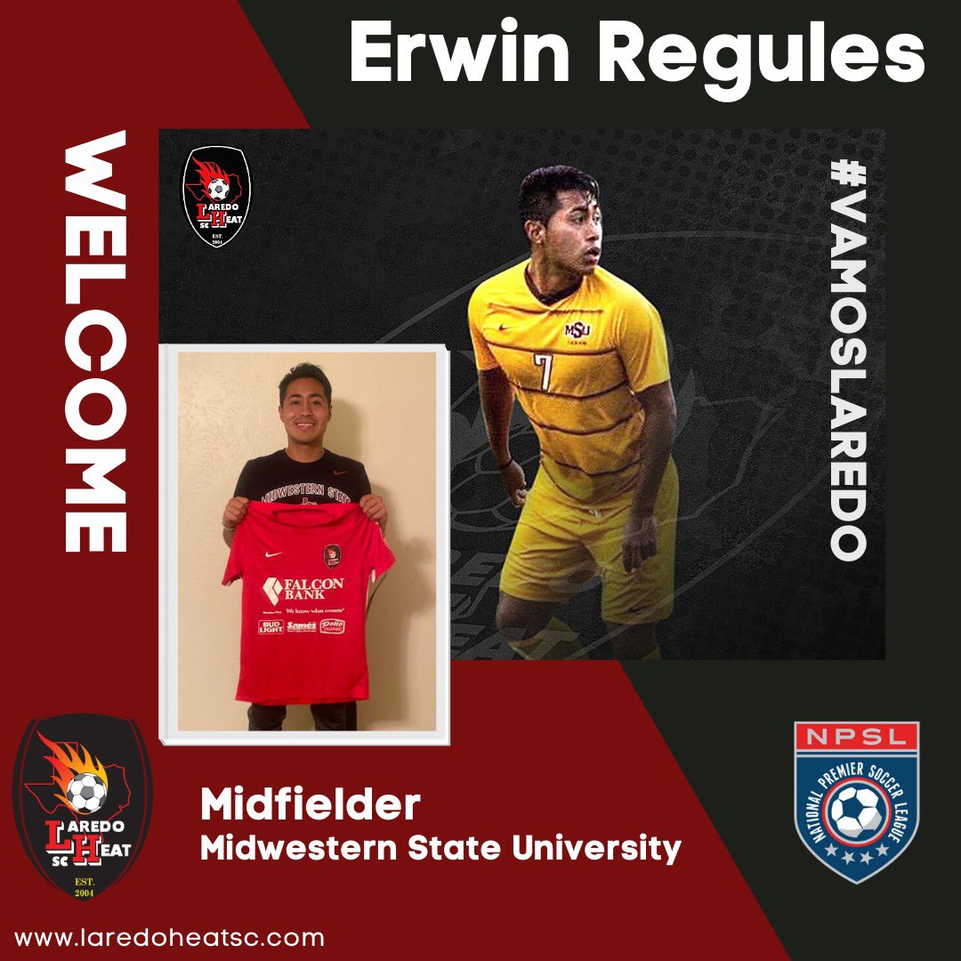 🔴🔥New Player Committed🔥⚫️
Welcome to Laredo Erwin Regules!

📺 Video Interview here ⬇️

youtu.be/Cakp6U1j_vU

#VamosLaredo 
#HolaLaredo 
❤️⚽️