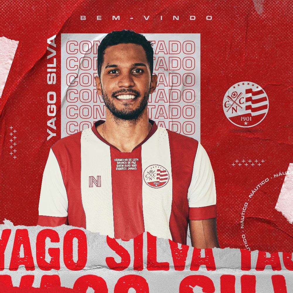 Náutico anuncia Yago, ex-Corinthians, como seu novo zagueiro. (Foto: Reprodução/Náutico)