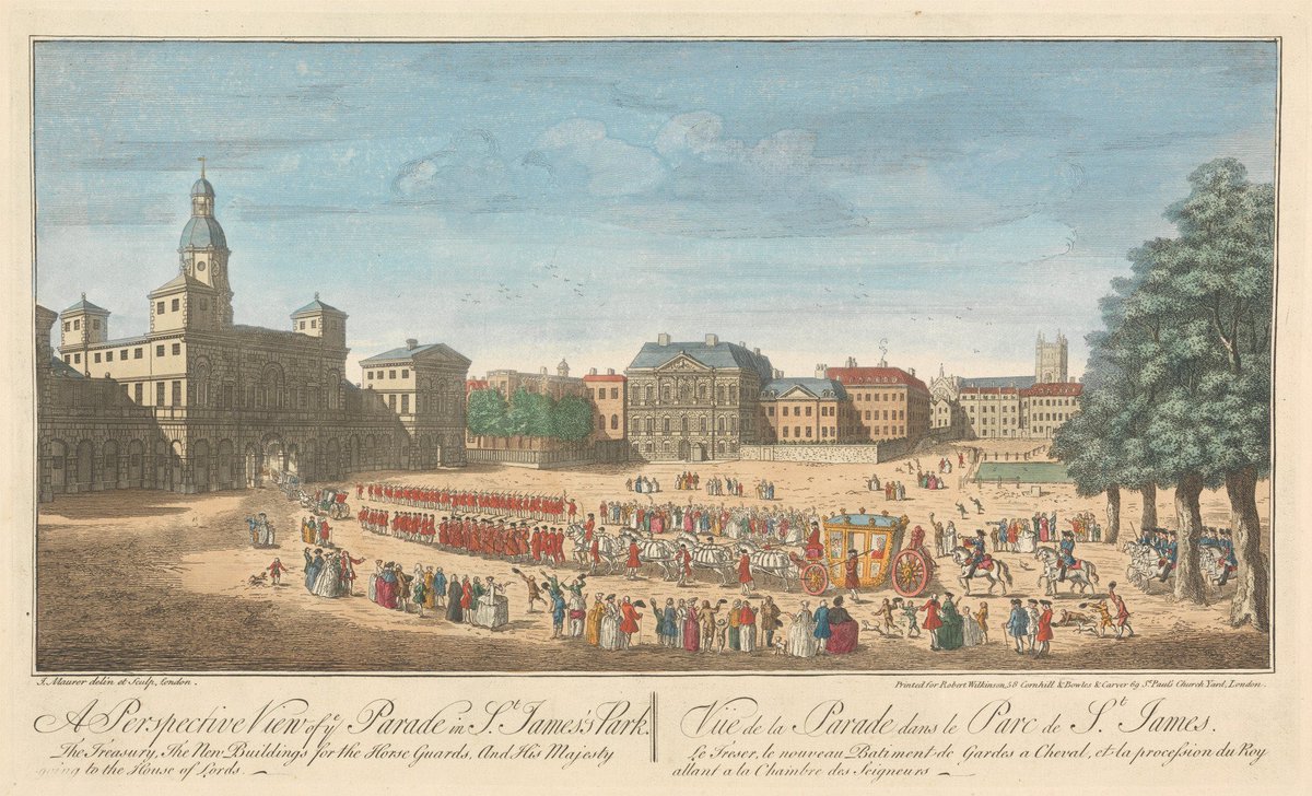 OldLondonNow (@oldlondonnow) on Twitter photo Horse Guards Parade #London 1753. King George II in procession to the House of Lords.
( Maurer <a href="/YaleBritishArt/">YaleBritishArt</a> ) Horse Guards Parade #London 1753. King George II in procession to the House of Lords.
( Maurer <a href="/YaleBritishArt/">YaleBritishArt</a> )