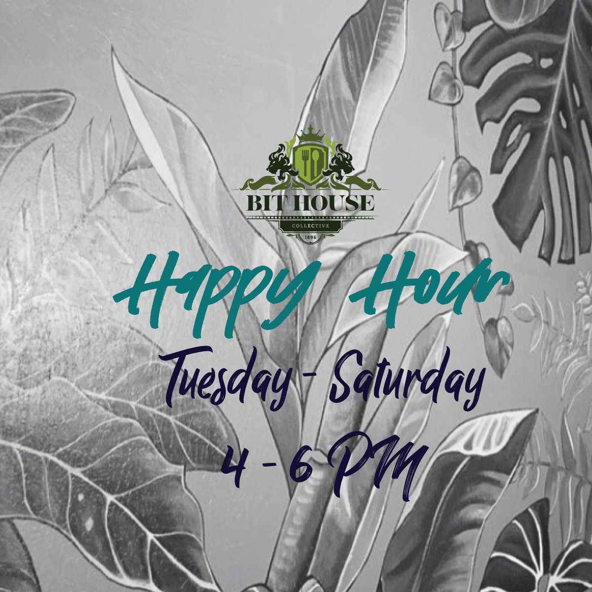 BitHouseC's tweet image. Fridays just got a whole lot better!!

Introducing BHC’s Happy Hour, Tuesday - Saturday from 4-6!

--

HAPPY HOUR
OLD FASHIONED - $7.00
MARTINI - $7.00
WHISKEY GINGER - $7.00
MULE - $7.00
BEER AND SHOT - $6.00
ALL BEER &amp;amp; WINE $1 OFF
&amp;amp;
$1 OFF SHRIMP CHIPS, WAFFLE FRIES AND WINGS!