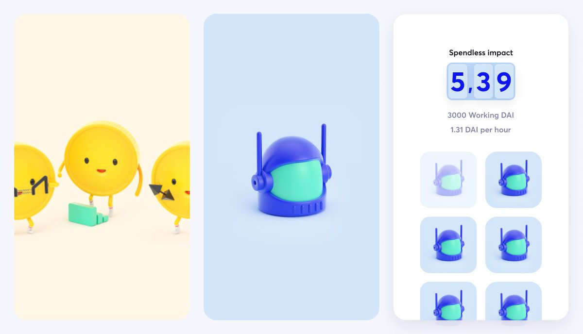① Your DAI earns interest on Compound.
② This interest is automatically streamed to Gitcoin's matching fund.
③ You see your impact in real-time.

Support the ecosystem, without spending money
spendless.io/campaign/gitco…