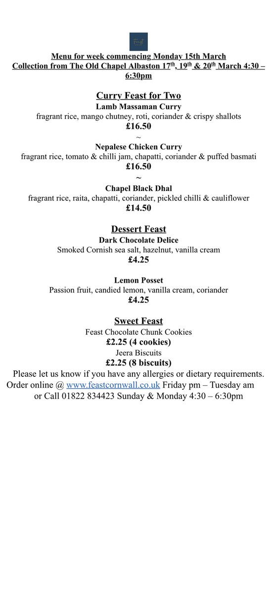 feast cornwall tweet media